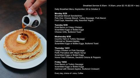2026-09-28 Breakfast Menu