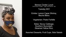 2026-09-01 Lunch Menu