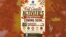 2026-09-08 Fall Quarter Registration