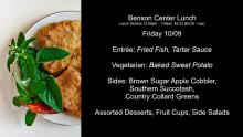 2026-10-09 Lunch Menu